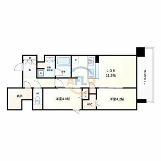 セイワパレス本町東【8階】の間取り