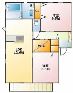 グリーンステージ大原 A棟【1階】の間取り