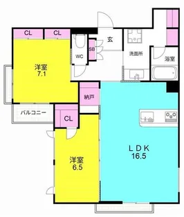 フェリーチェ ガーデン【202号室】の間取り