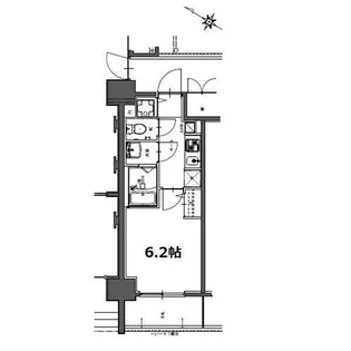 愛知県名古屋市熱田区旗屋町【マンション】の間取り