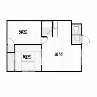 森田マンション【201号室】の間取り