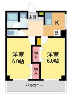 フォレストヒル・櫻【206号室】の間取り