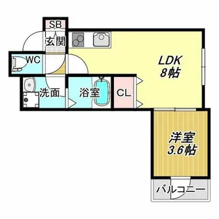 SERIRIA COMFORT我孫子【3階】の間取り