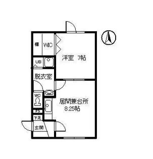 LE MALE(ル メール)【C号室】の間取り