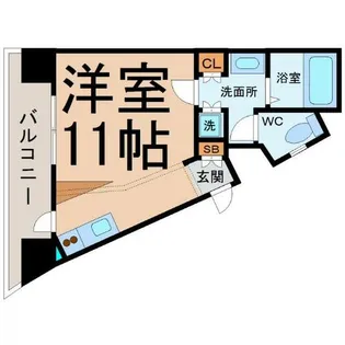 リエス東別院【3階】の間取り
