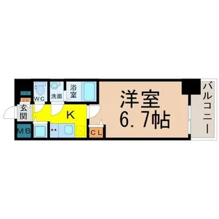メインステージ名古屋ノースマーク【8階】の間取り