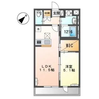 ペルルV【2階】の間取り
