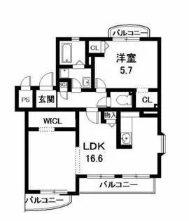 グリーンハイツ (大樹寺)【101号室】の間取り