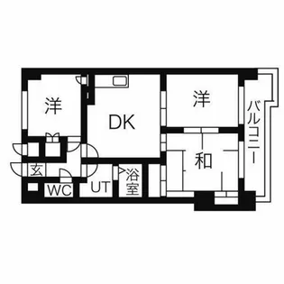 シャトーマスヒコ【6階】の間取り