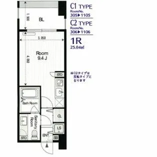 グラン・アベニュー西大須【3階】の間取り