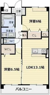 セレネイド【3階】の間取り