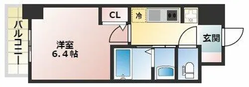 ジオエント福島野田【10階】の間取り