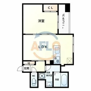 The Peak Bentencho【2階】の間取り