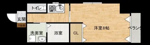 KSK門司港コアプレイス【3階】の間取り