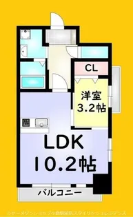 アンレーヴ門司駅前【4階】の間取り