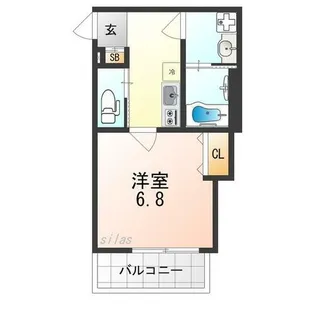 Feliz Court日根野【2階】の間取り