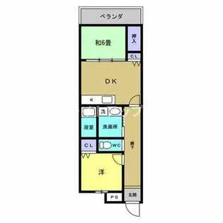 リアライズ東山【2階】の間取り