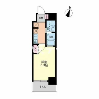 セレニテ神戸元町【4階】の間取り