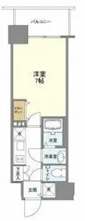 ファーストフィオーレ新梅田【8階】の間取り