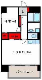 サンロイヤル【5階】の間取り