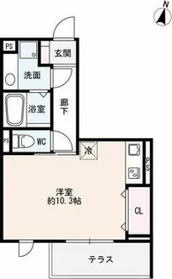 Croix Rousse(クロワルース)【2階】の間取り