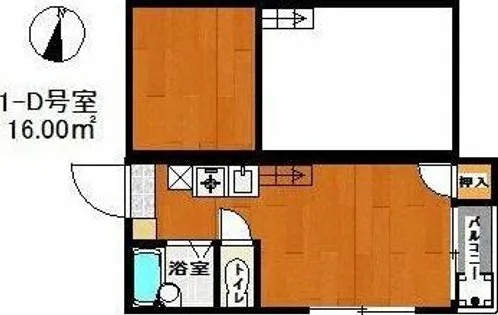 エスコートゆう館【1階】の間取り