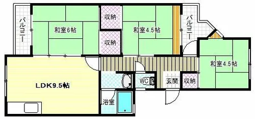 稲本マンション【202号室】の間取り