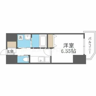 クローバー・グランツ弁天町【13階】の間取り