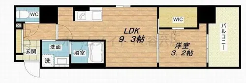 アーバネックス真田山【5階】の間取り