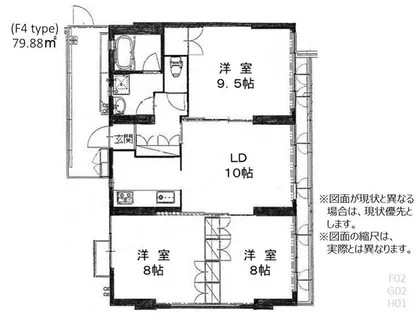 アーバネックス三条【8階】の間取り