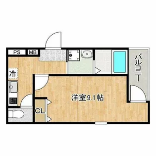 フジパレス泉佐野駅西Ⅰ番館【1階】の間取り