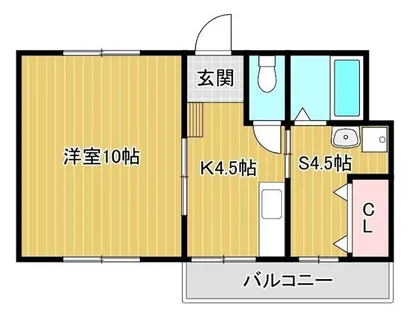 マンションサンライズ壱番館【103号室】の間取り