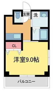クライスコート【203号室】の間取り