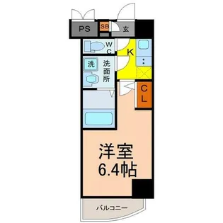 S-RESIDENCE神宮西駅前ascent【5階】の間取り