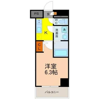 S-RESIDENCE神宮西駅前ascent【15階】の間取り