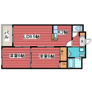 ロジュマン115【2階】の間取り