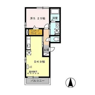 エレガンス靖国【2階】の間取り