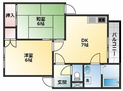 クライムハウス【2階】の間取り