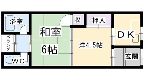 池上アパート【3号室】の間取り