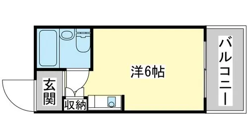 ハッピーコート駅前【204号室】の間取り