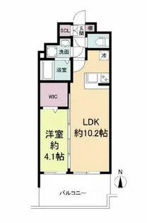 セレニテ堺筋本町プリエ【12階】の間取り