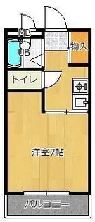 ハイツ林【302号室】の間取り