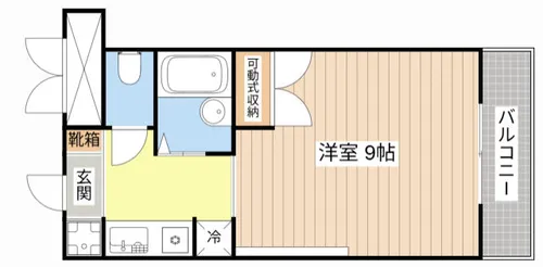 J&K’S FAVORITE【508号室】の間取り