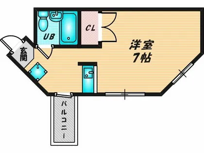新星ビル上小阪【1階】の間取り