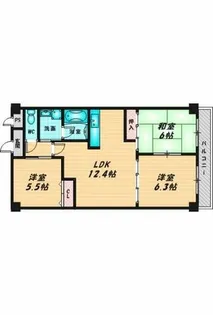 ニュープリ―メル【9階】の間取り