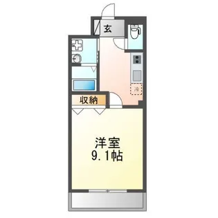 ベロニカ【1階】の間取り