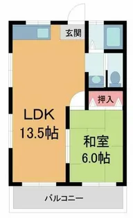グリーンハイツ【202号室】の間取り