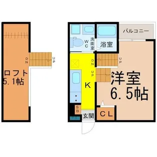 ココマンション【2階】の間取り