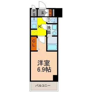 S-RESIDENCE神宮西駅前ascent【15階】の間取り