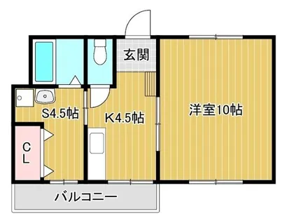 マンションサンライズ壱番館【1階】の間取り